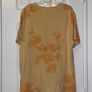 tie dye yin & yang boho tee